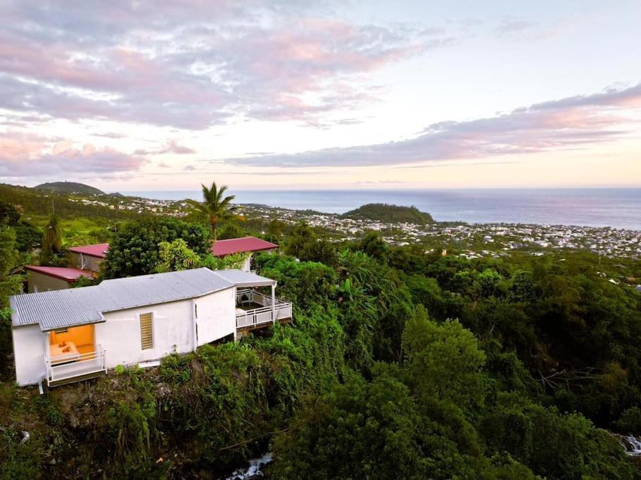 "La Ravine" Prive, Luxe, Avec Une Vue Unique Saint-Joseph Esterno foto